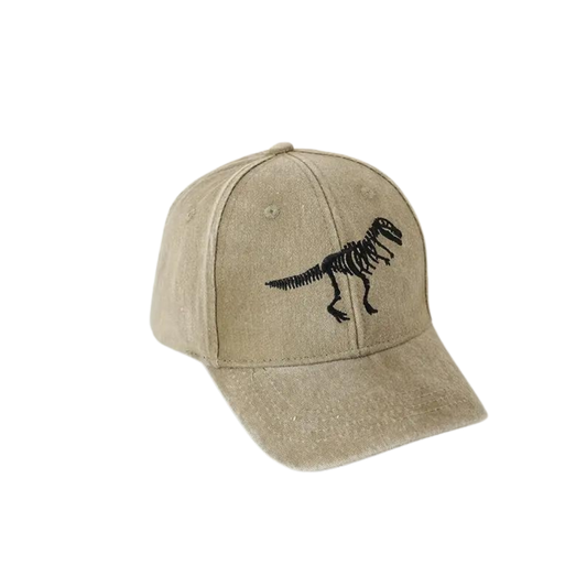 Dinosaur Skeleton Embroidery Baseball Hat