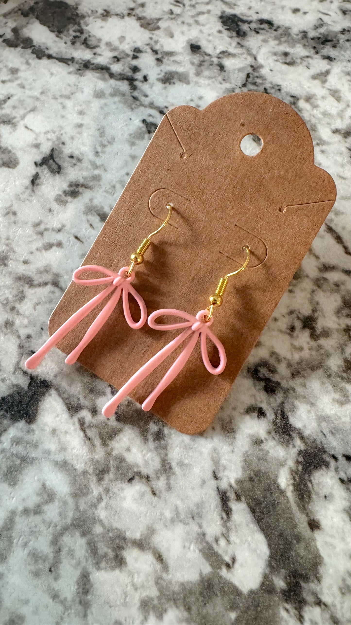 Bow Dangle Earrings For Women