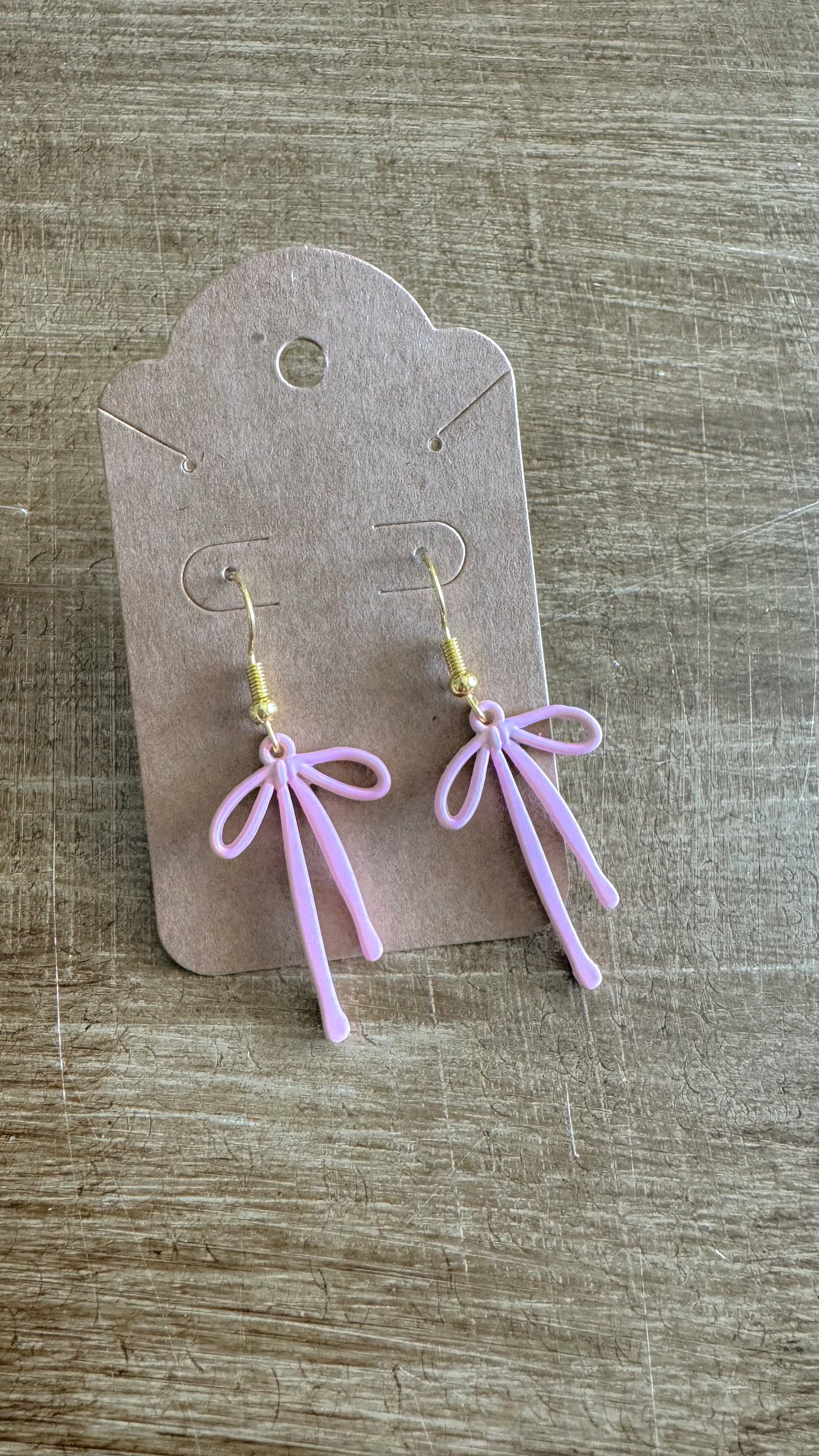 Bow Dangle Earrings For Women