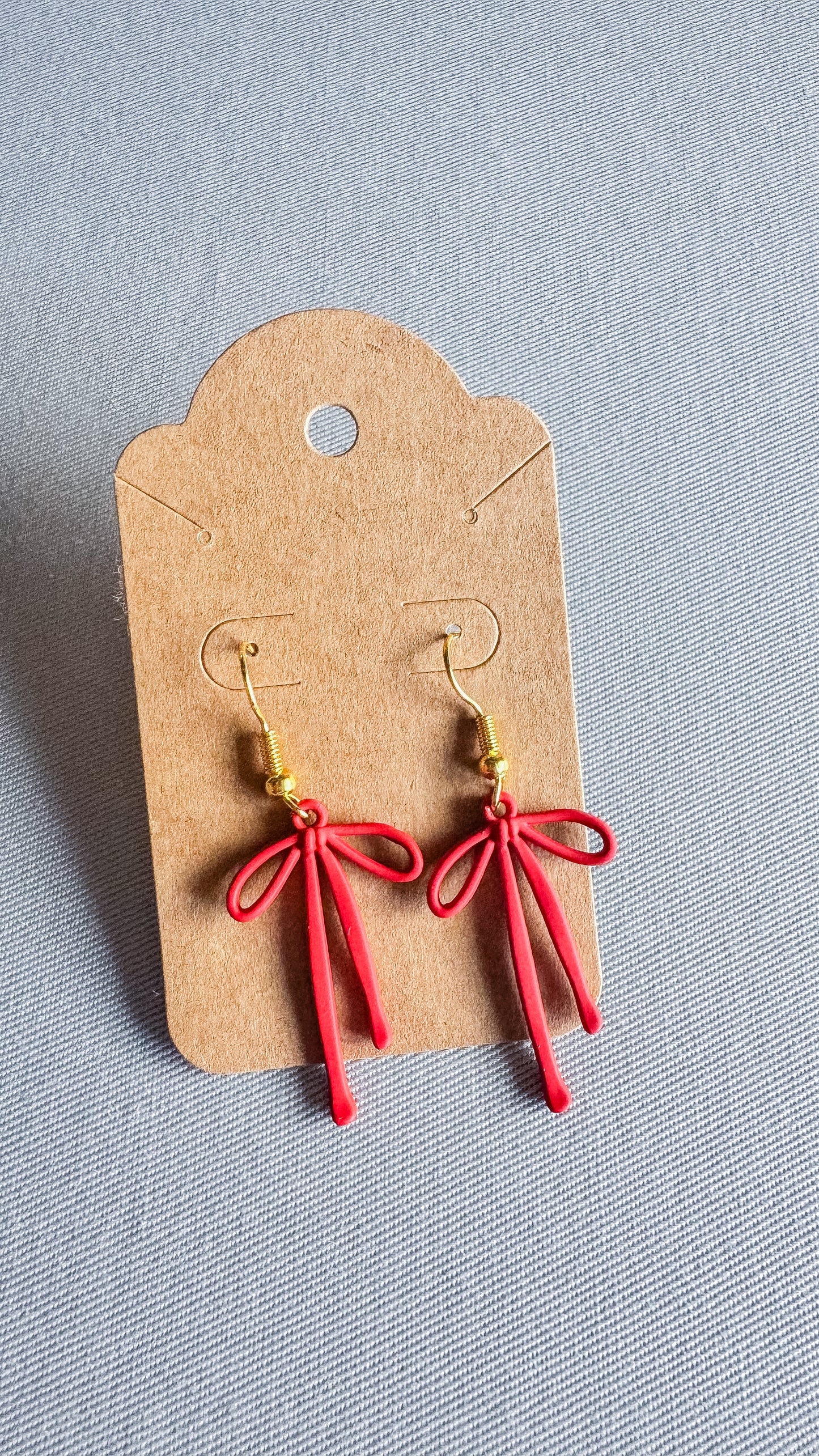 Bow Dangle Earrings For Women