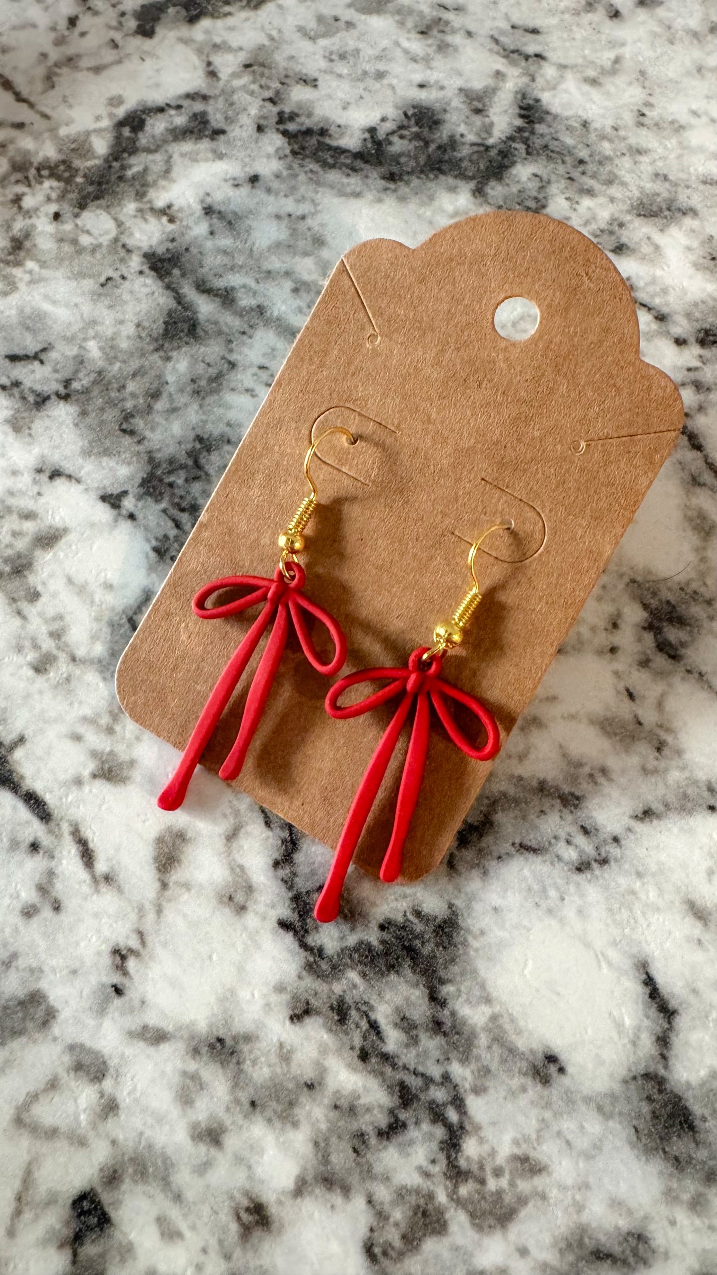 Bow Dangle Earrings For Women