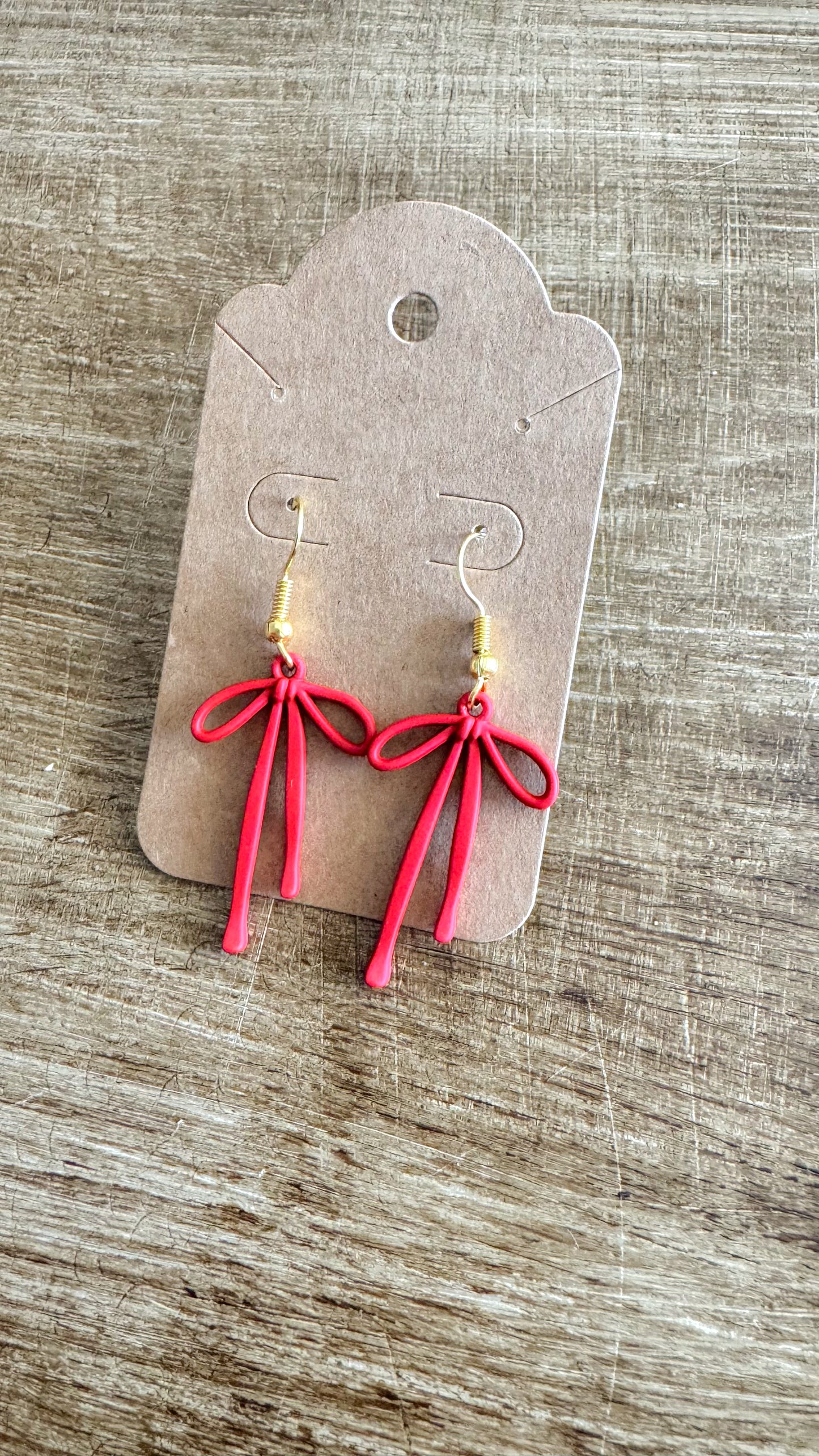 Bow Dangle Earrings For Women