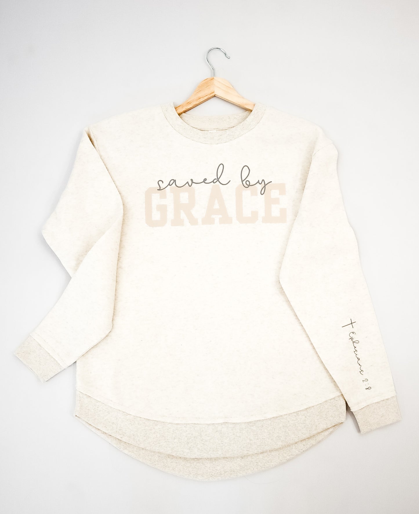 Saved by Grace Tunic Sweatshirt - Womens