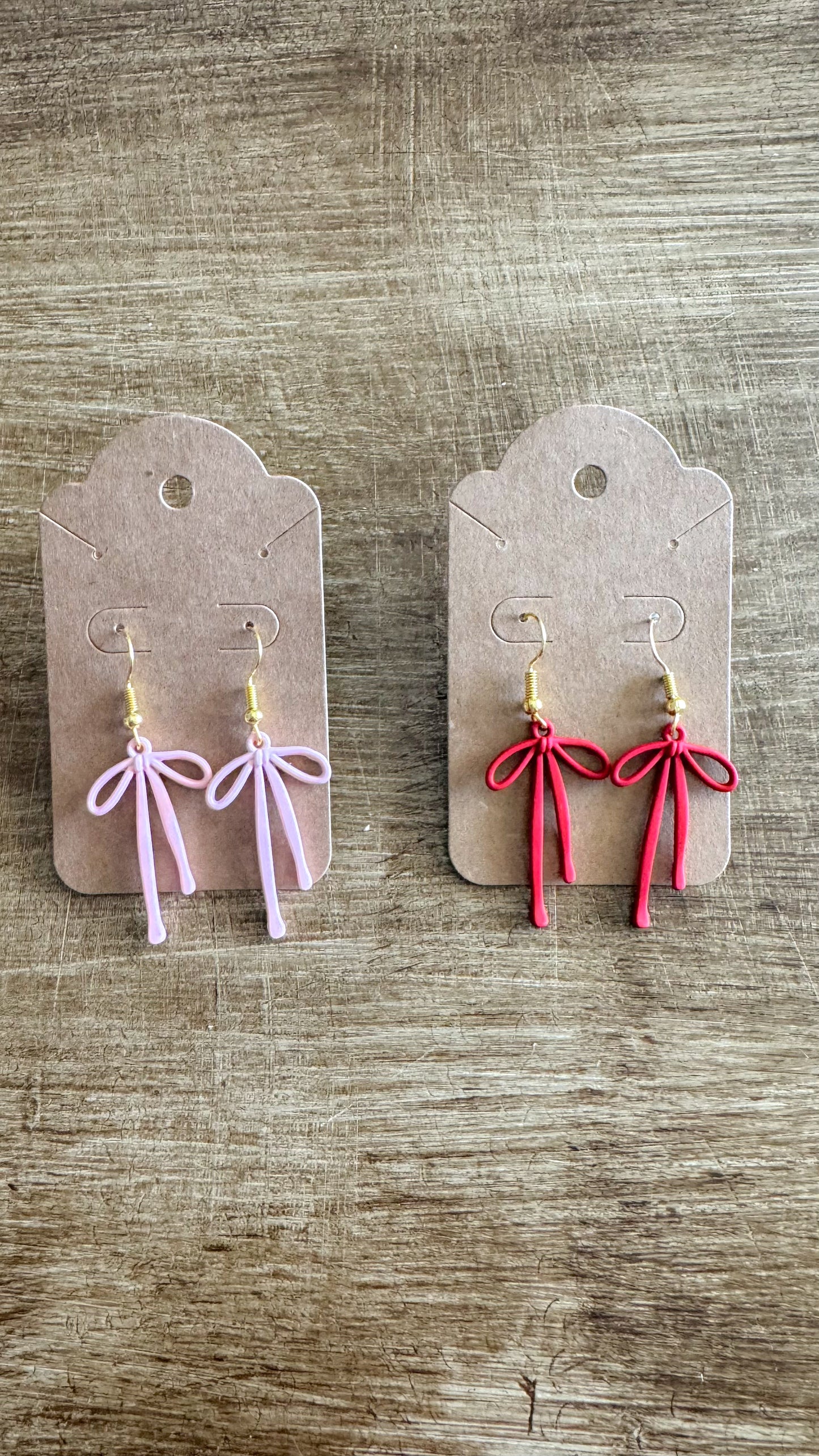 Bow Dangle Earrings For Women