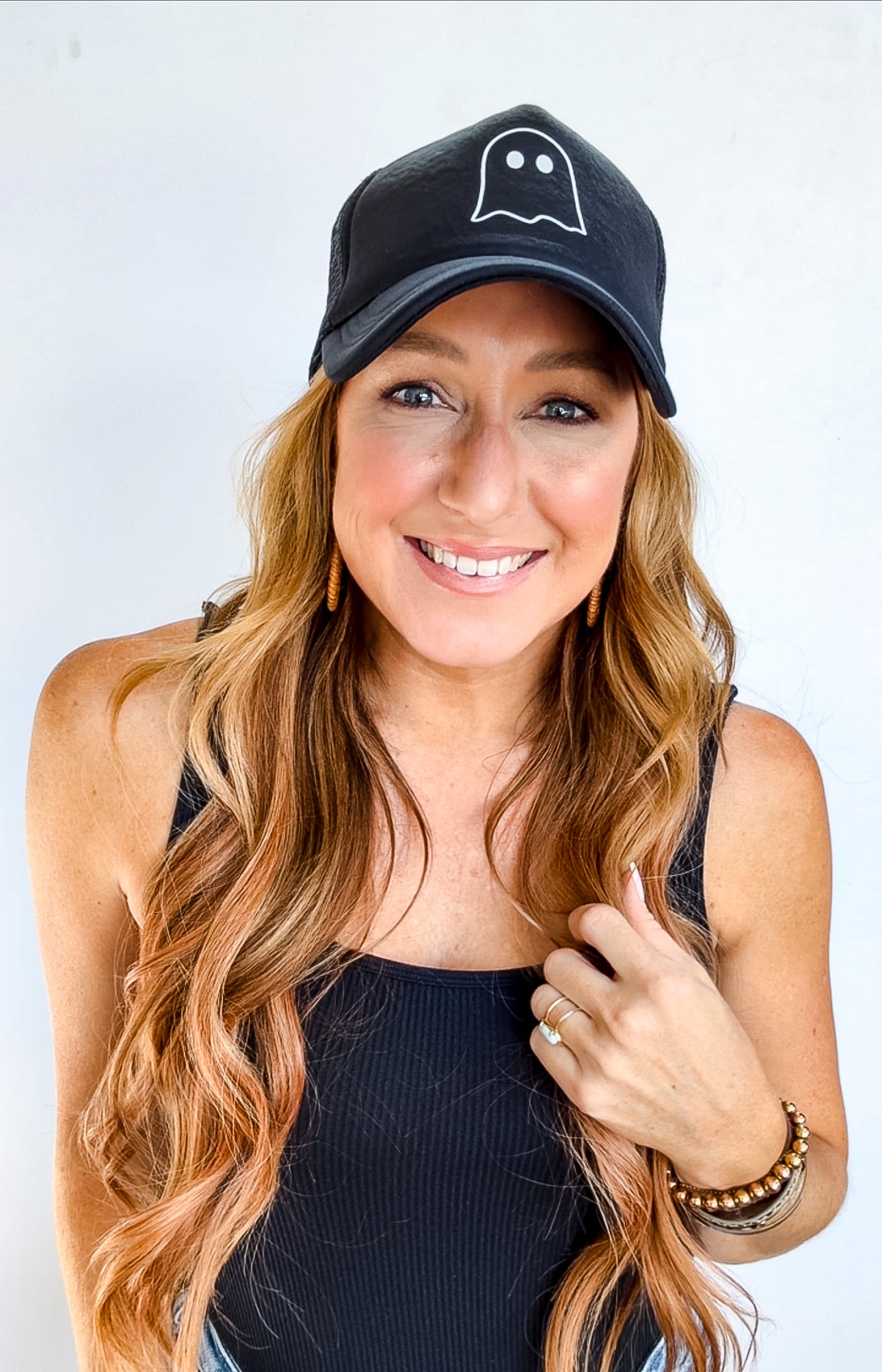 Simple Ghost Trucker Hat