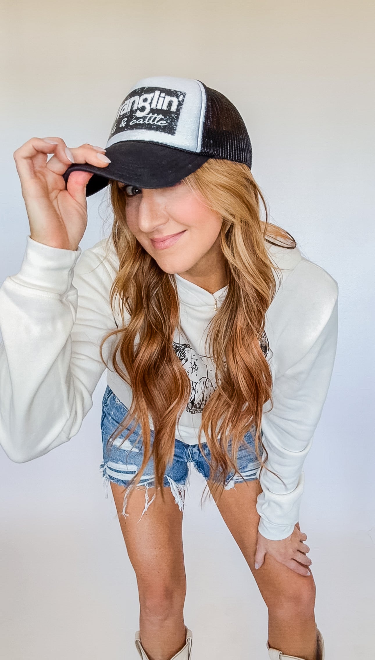 Wranglin' Kids and Cattle Trucker Hat