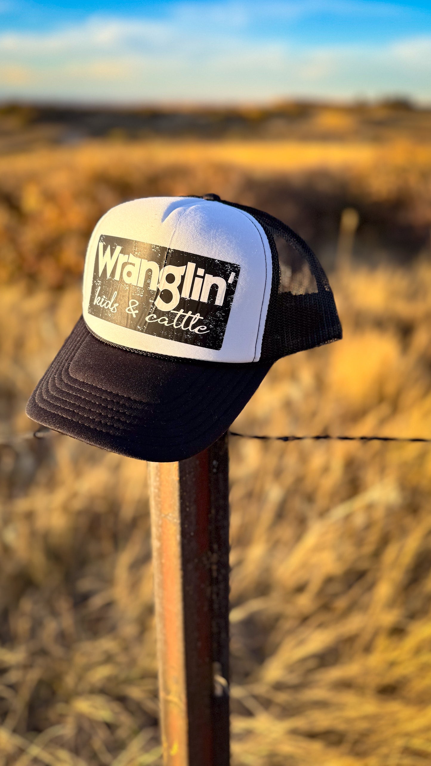 Wranglin' Kids and Cattle Trucker Hat