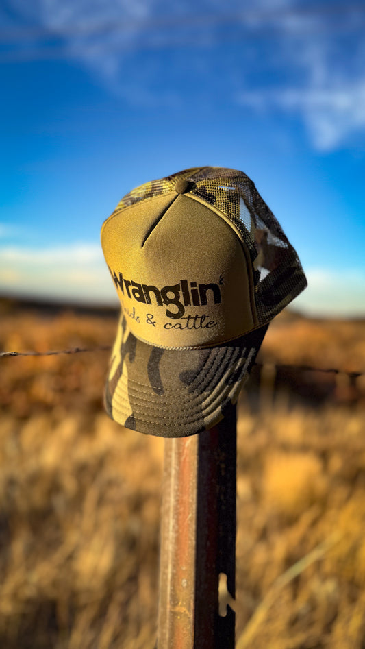 Wranglin' Kids and Cattle Trucker Hat