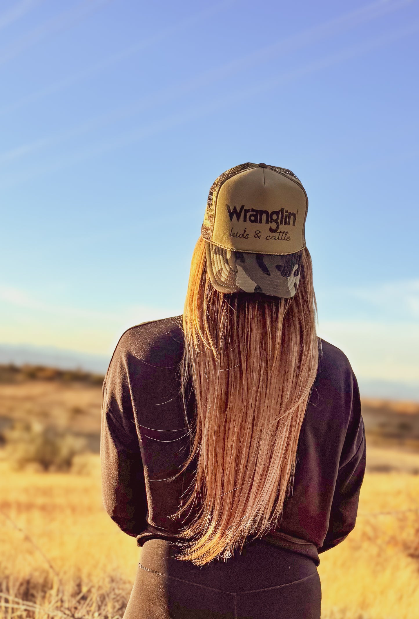 Wranglin' Kids and Cattle Trucker Hat