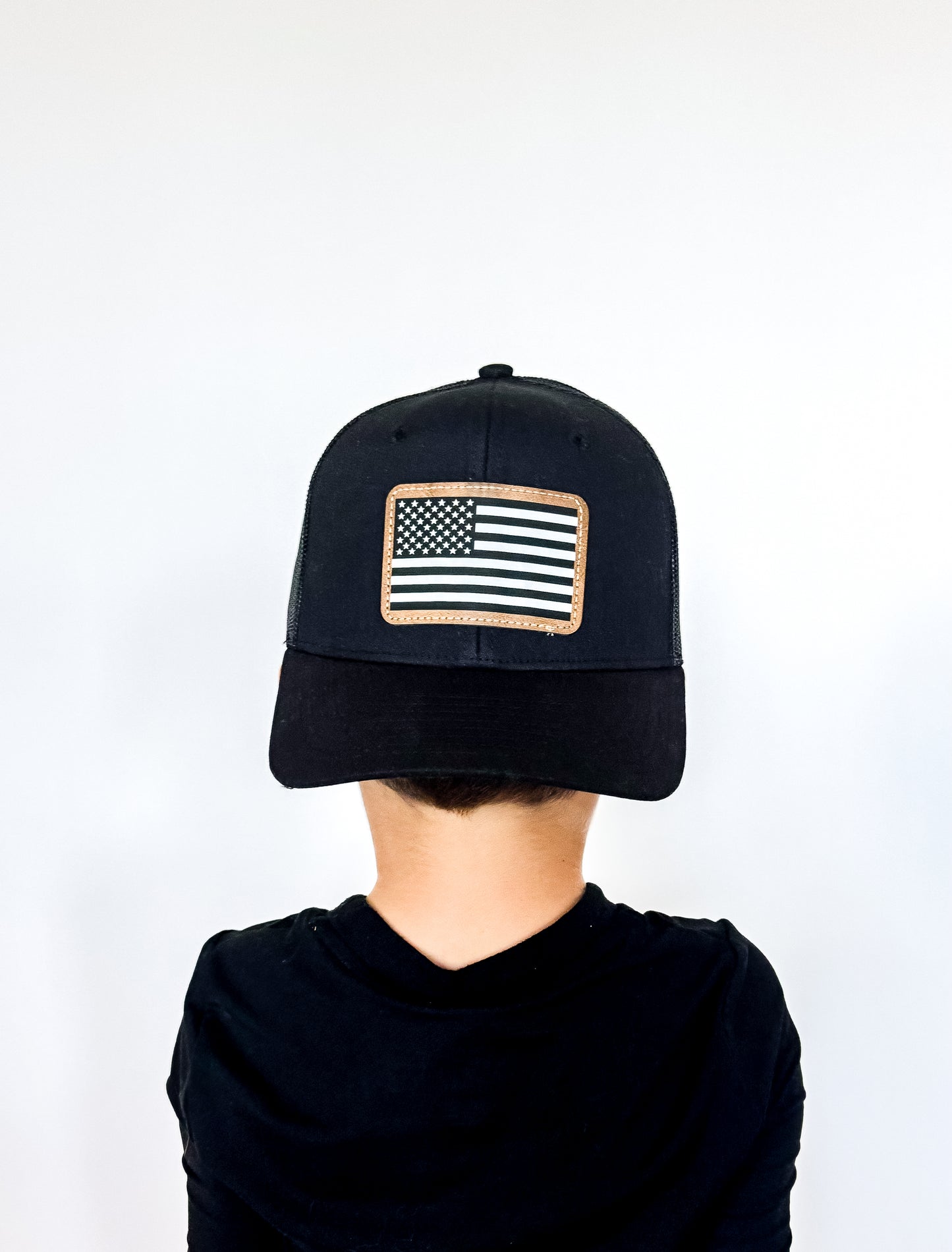 American Flag Trucker Hat