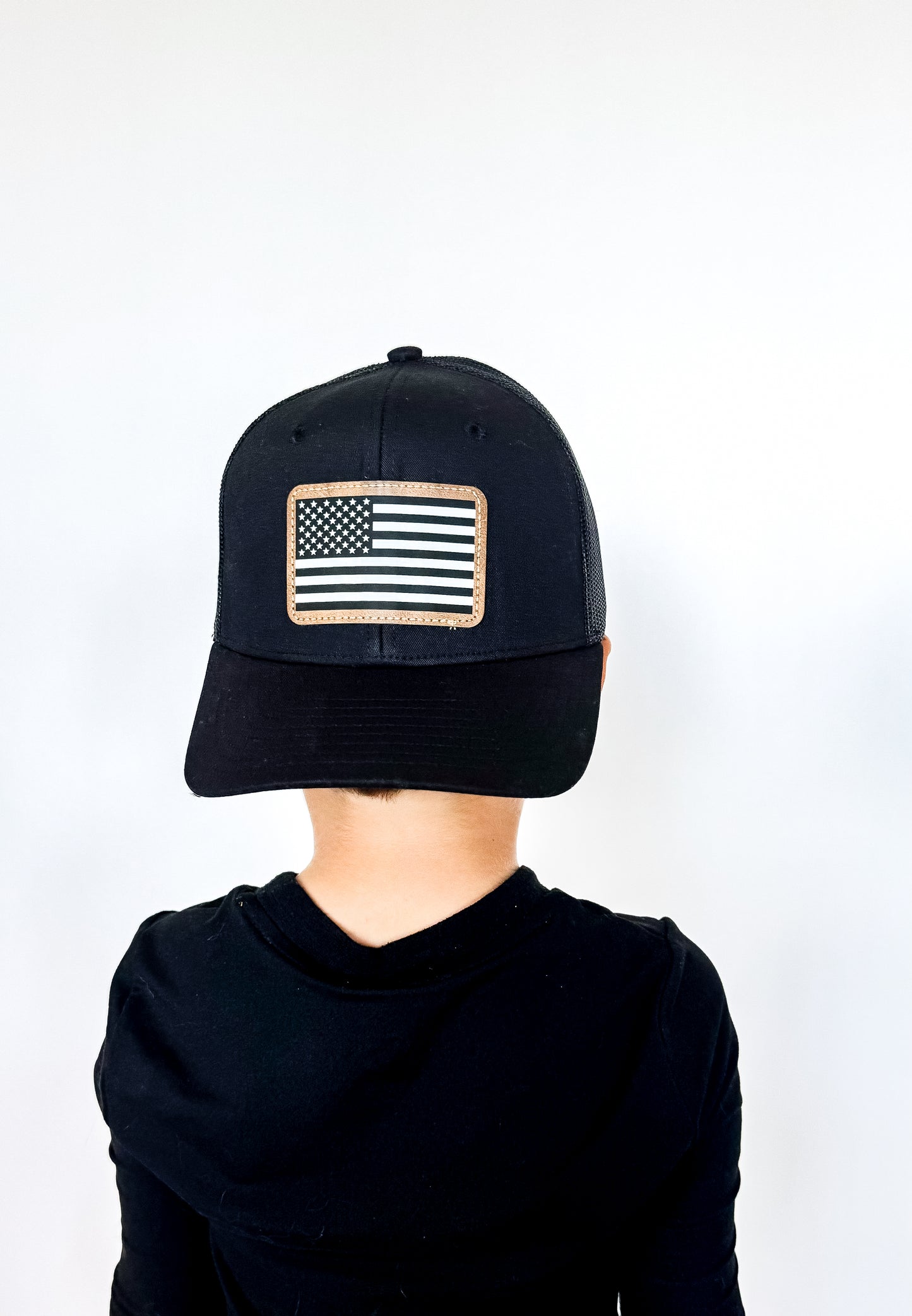 American Flag Trucker Hat