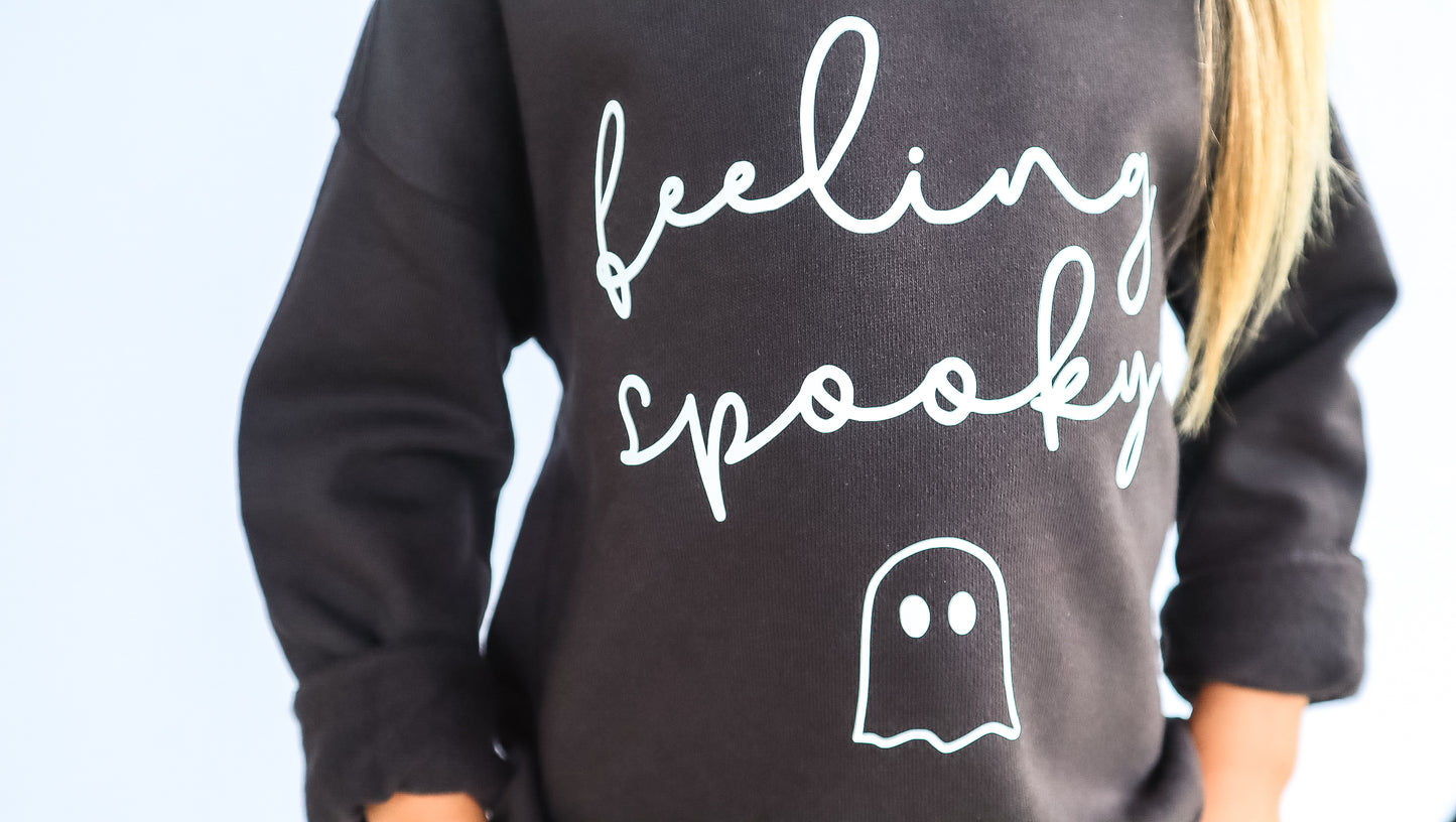 Feeling Spooky Fleece Sweatshirt - Kids
