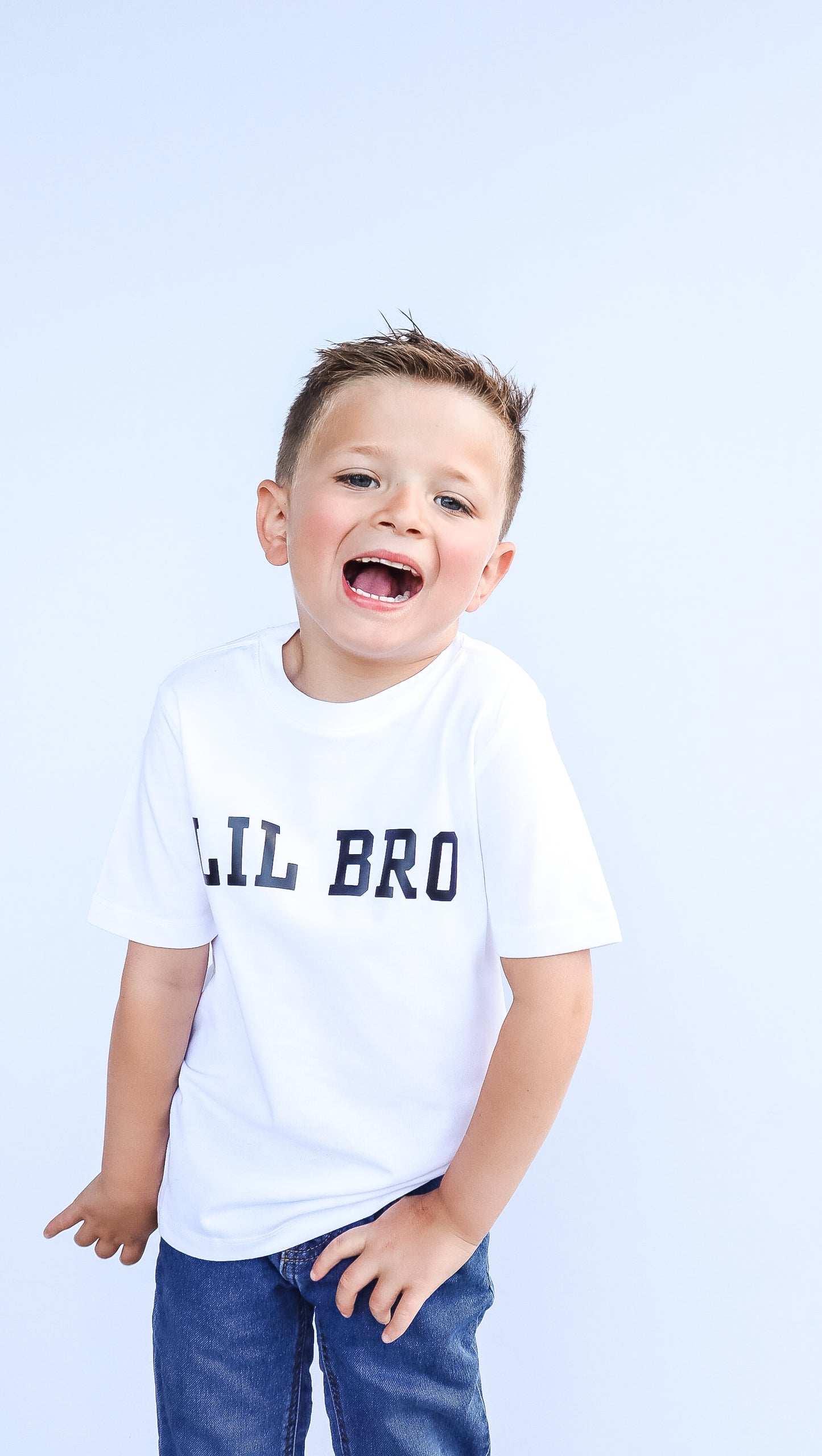 Lil Bro (Varsity) Short Sleeve Crewneck T-Shirt - Kids