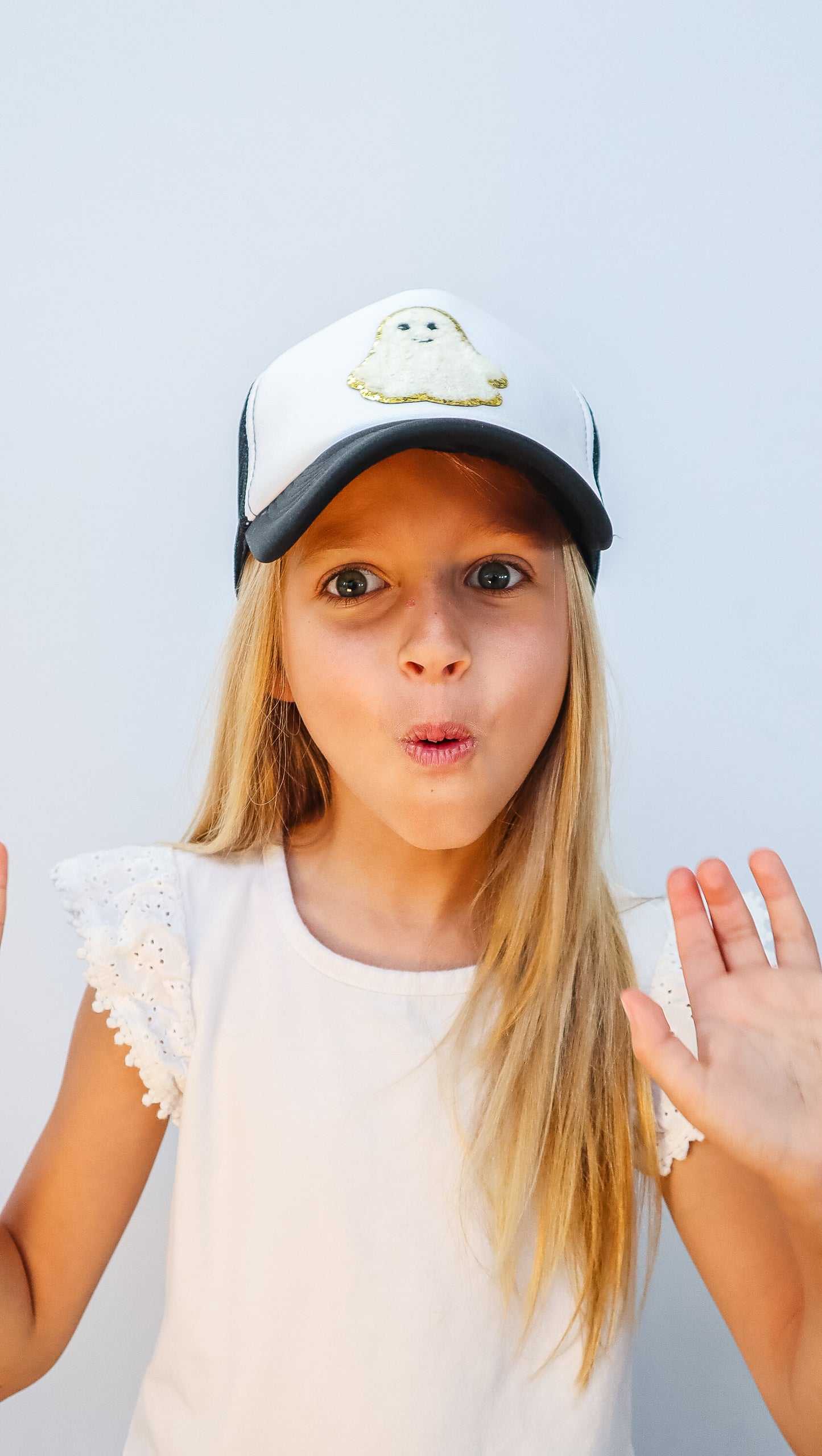 Spooky Ghost Trucker Hat