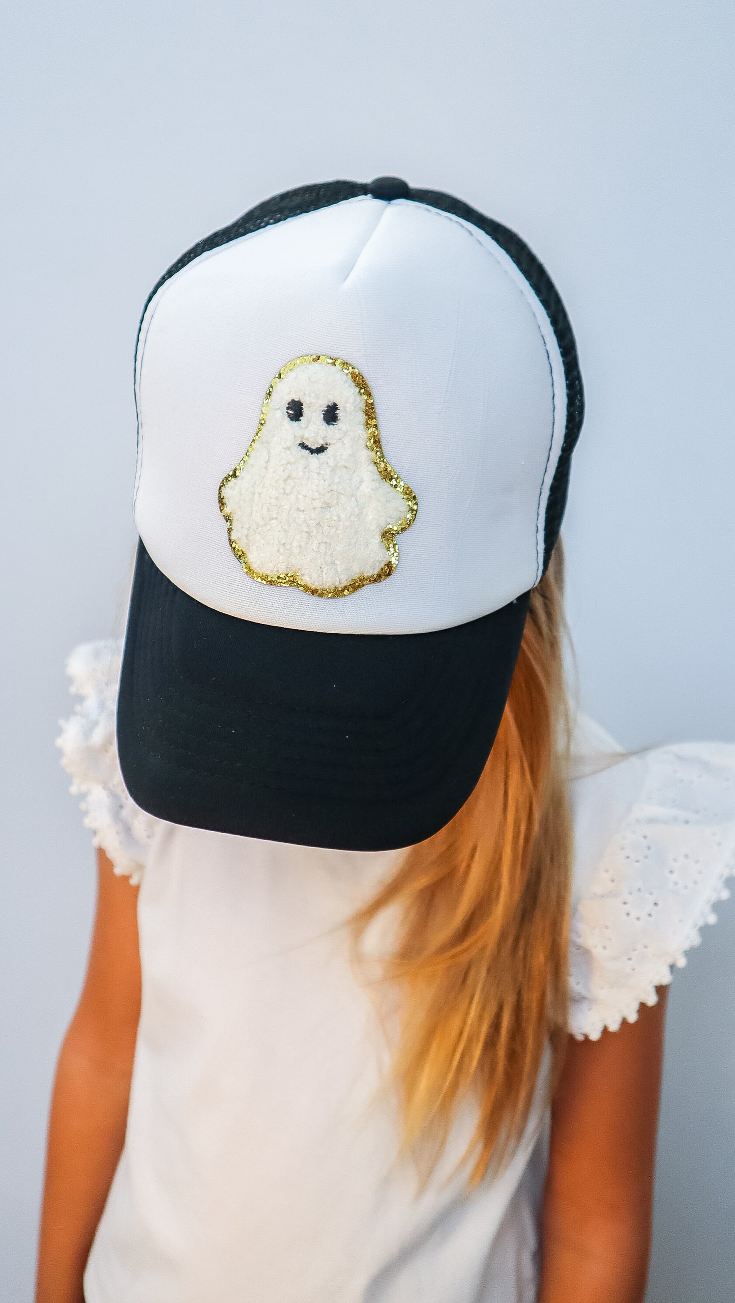 Spooky Ghost Trucker Hat