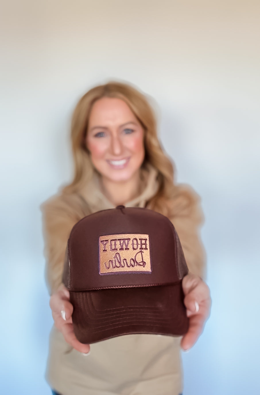 Howdy Darlin Embroidery Trucker Hat