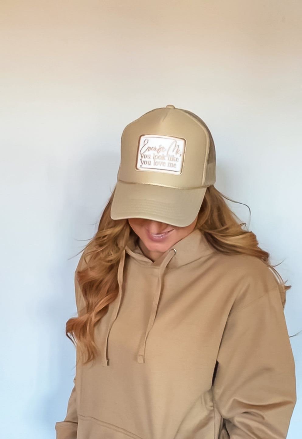 Excuse Me Embroidery Trucker Hat