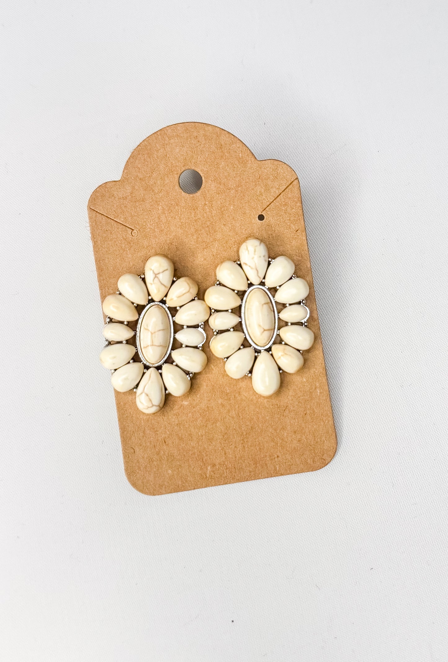 Vintage Western Geometric Shape Stud Earrings For Women