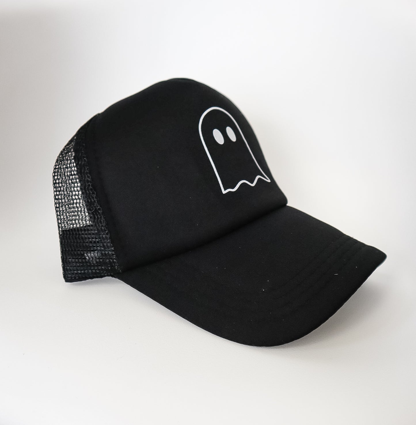 Simple Ghost Trucker Hat