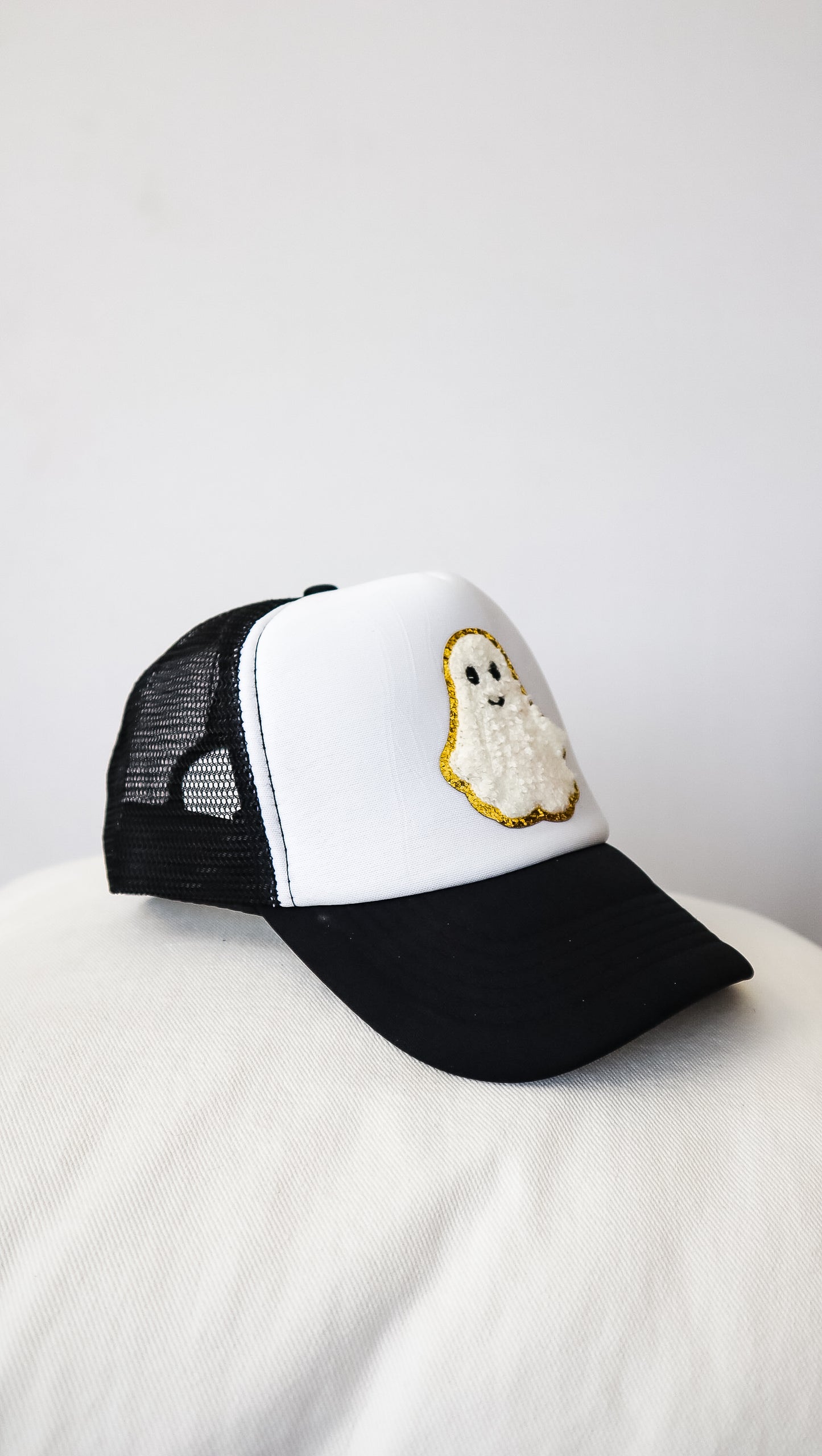 Spooky Ghost Trucker Hat