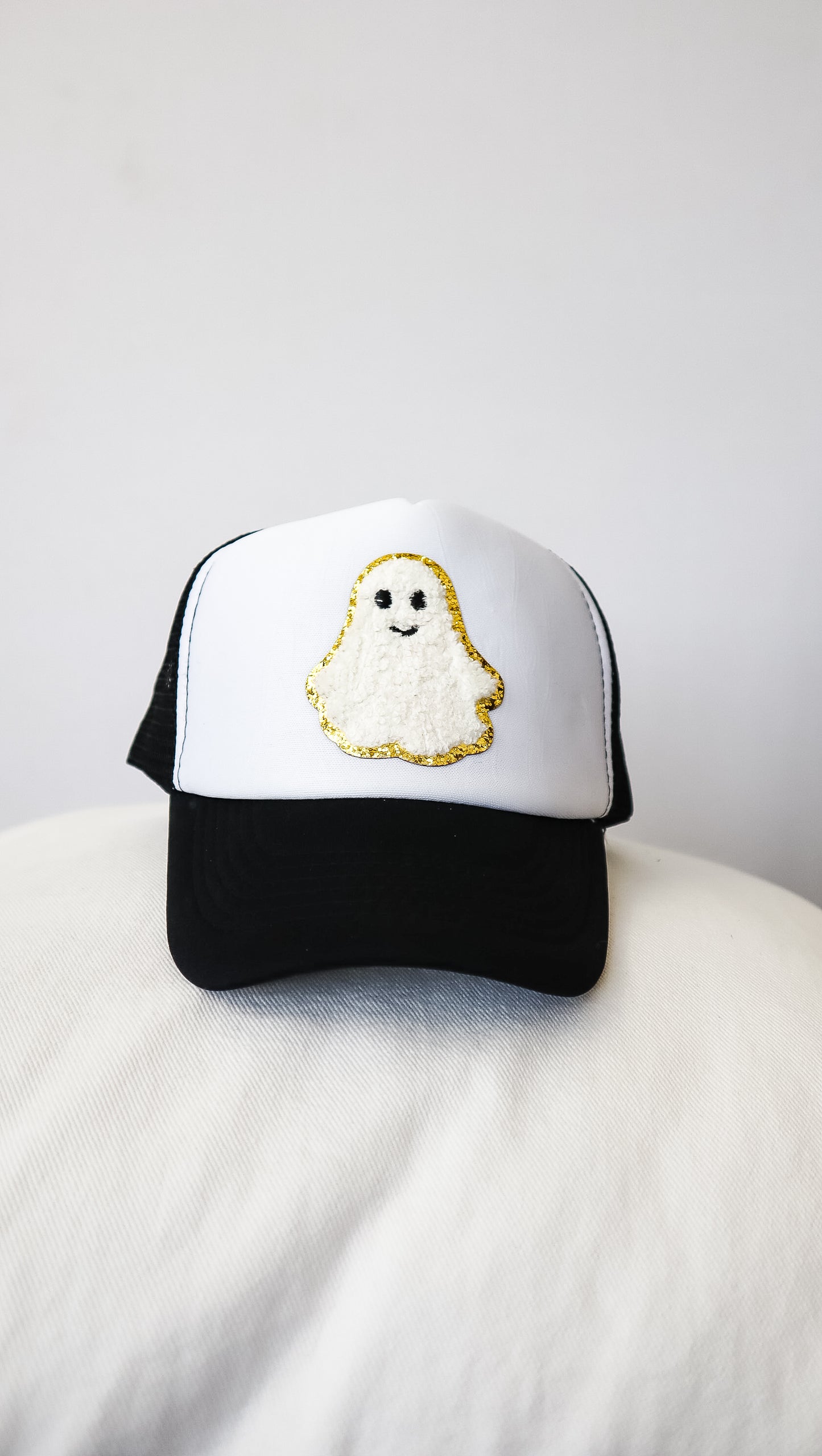 Spooky Ghost Trucker Hat