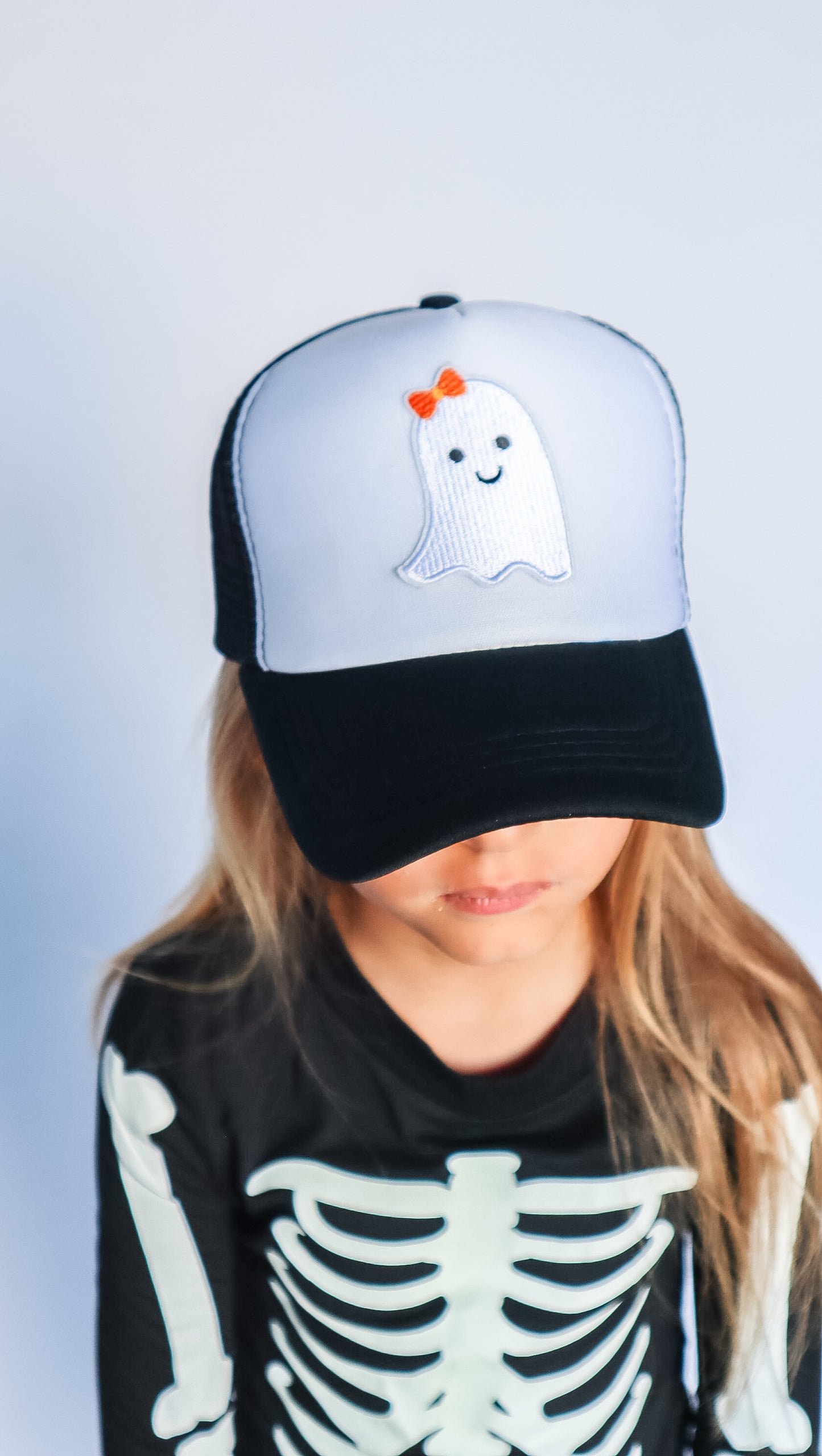 Not So Spooky Ghost Trucker Hat