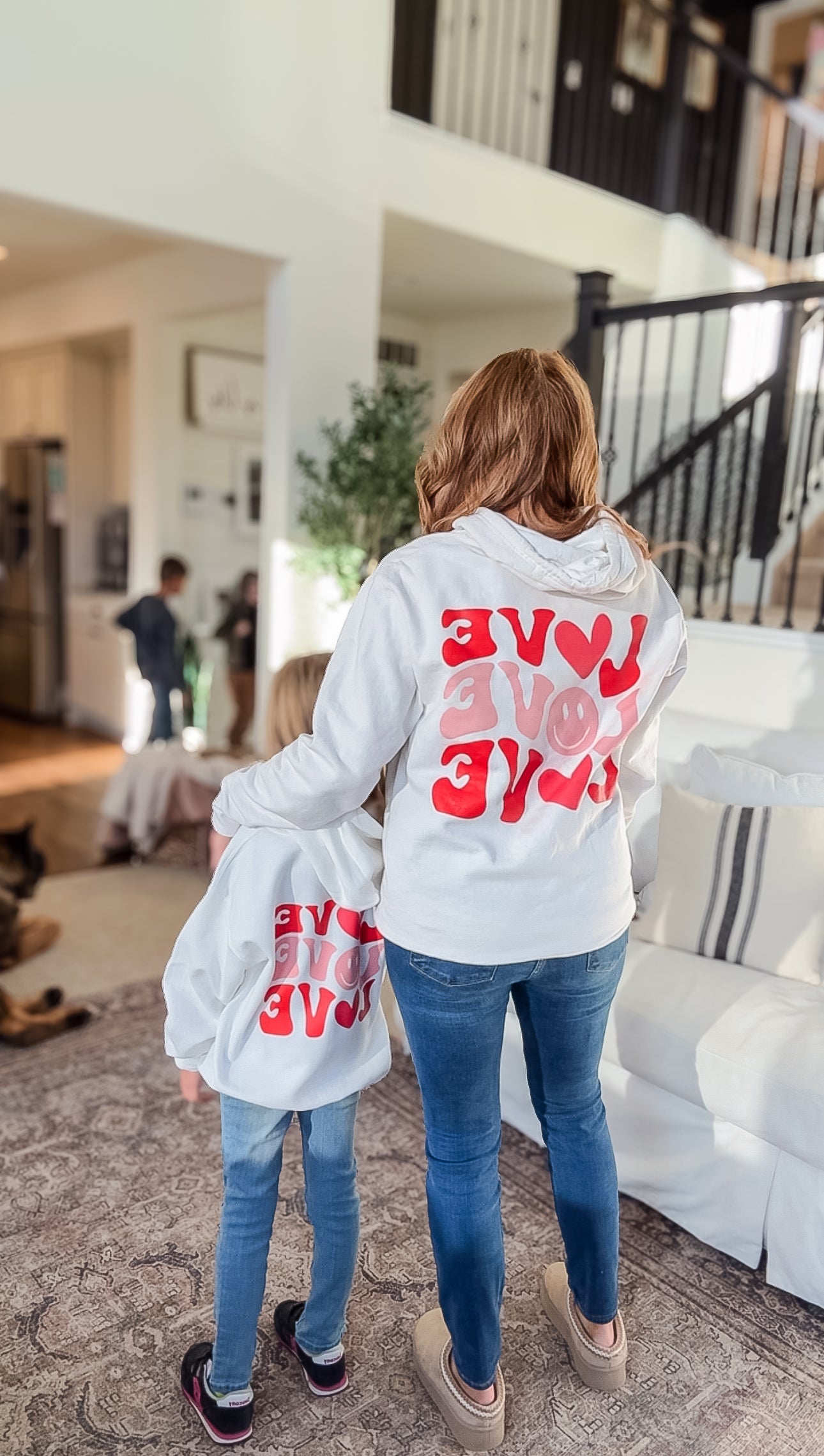 Groovy "Love" Hooded Sweatshirt - Youth
