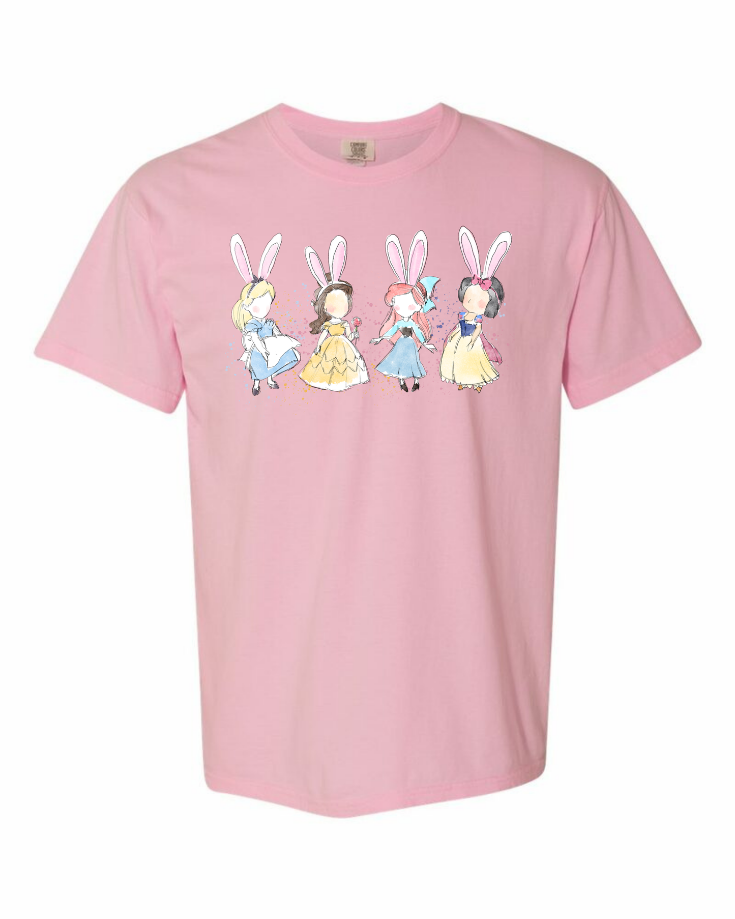 Princess Bunny Easter Crewneck T-Shirt - Youth