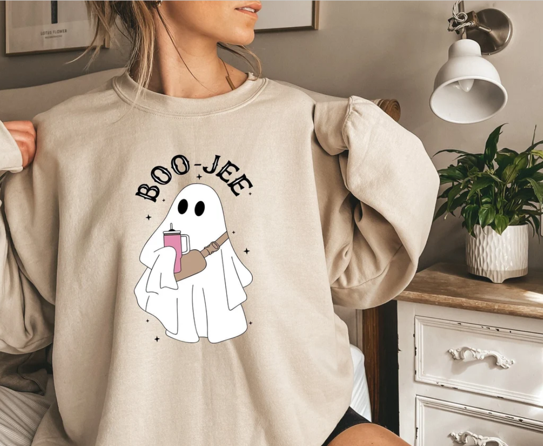 Boo-Jee Crewneck Sweatshirt - Womens