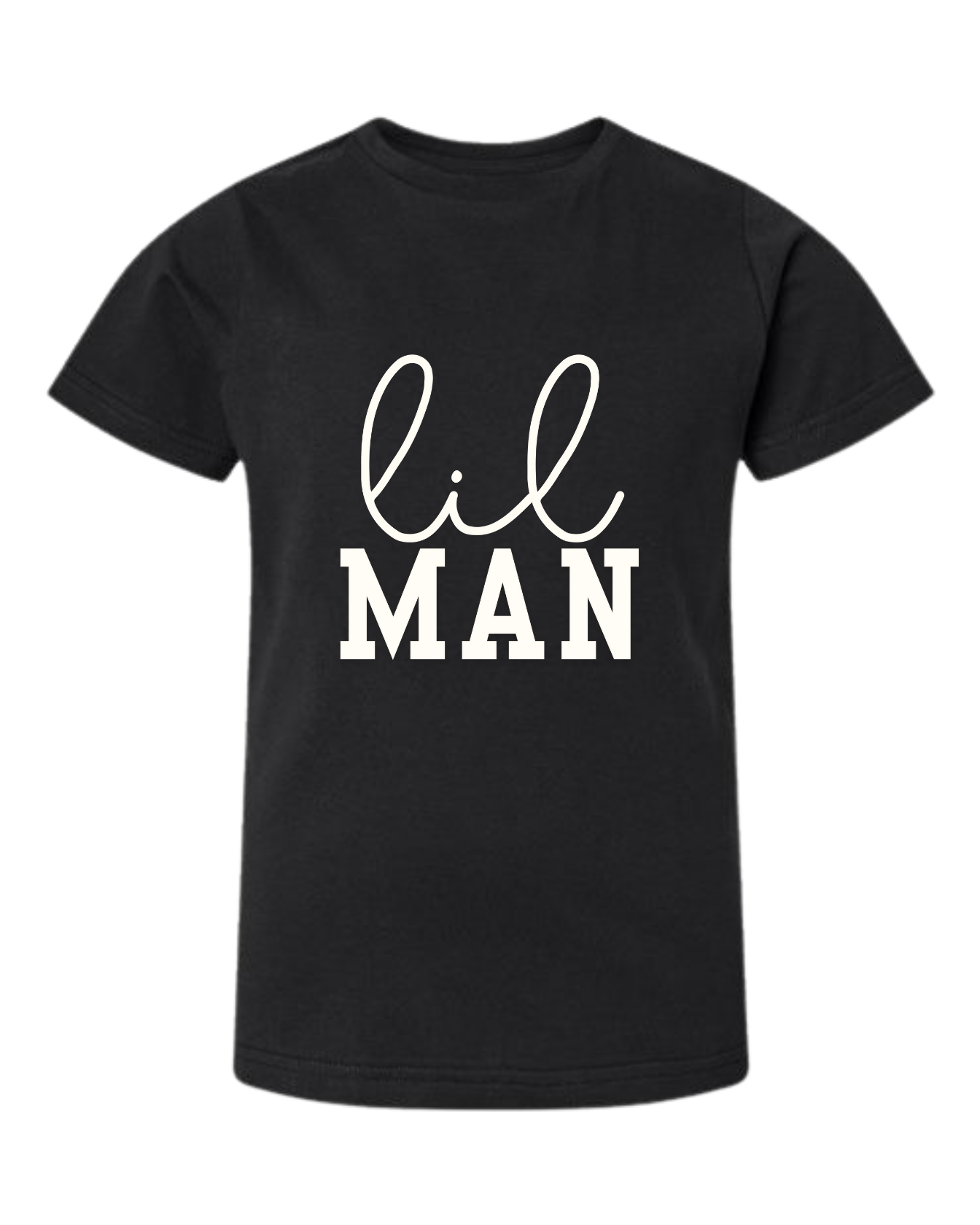 Lil Man Short Sleeve Crewneck T-Shirt - Kids