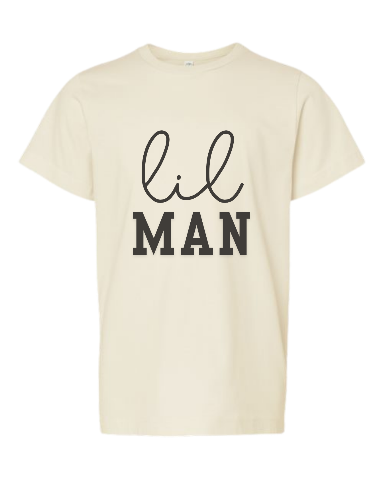 Lil Man Short Sleeve Crewneck T-Shirt - Kids