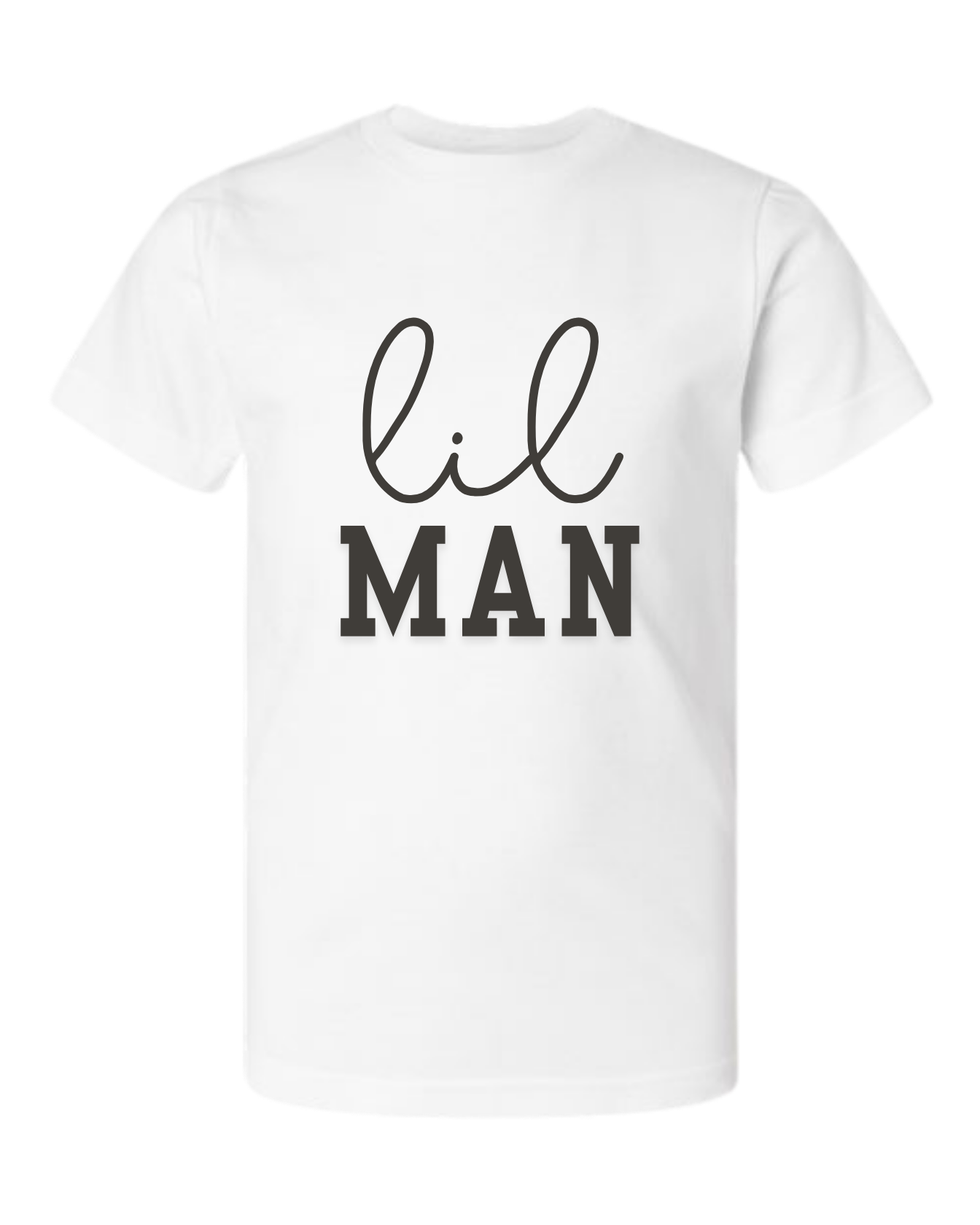 Lil Man Short Sleeve Crewneck T-Shirt - Kids