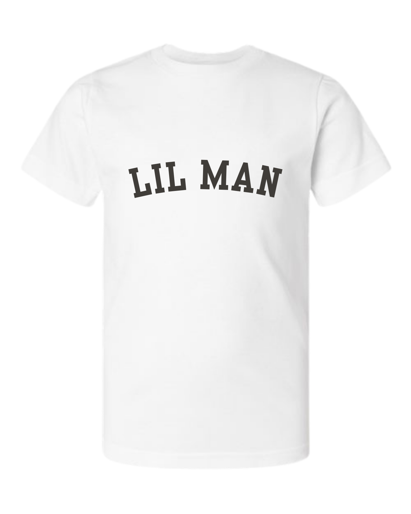Lil Man (Varsity) Short Sleeve Crewneck - Kids