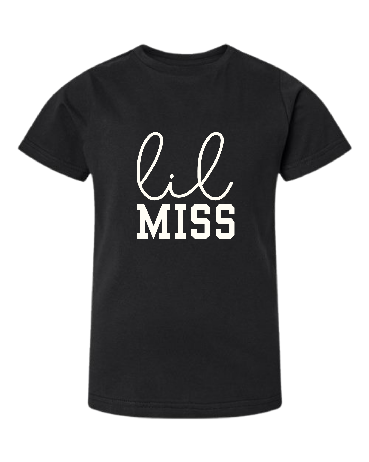 Lil Miss Short Sleeve Crewneck T-Shirt - Kids