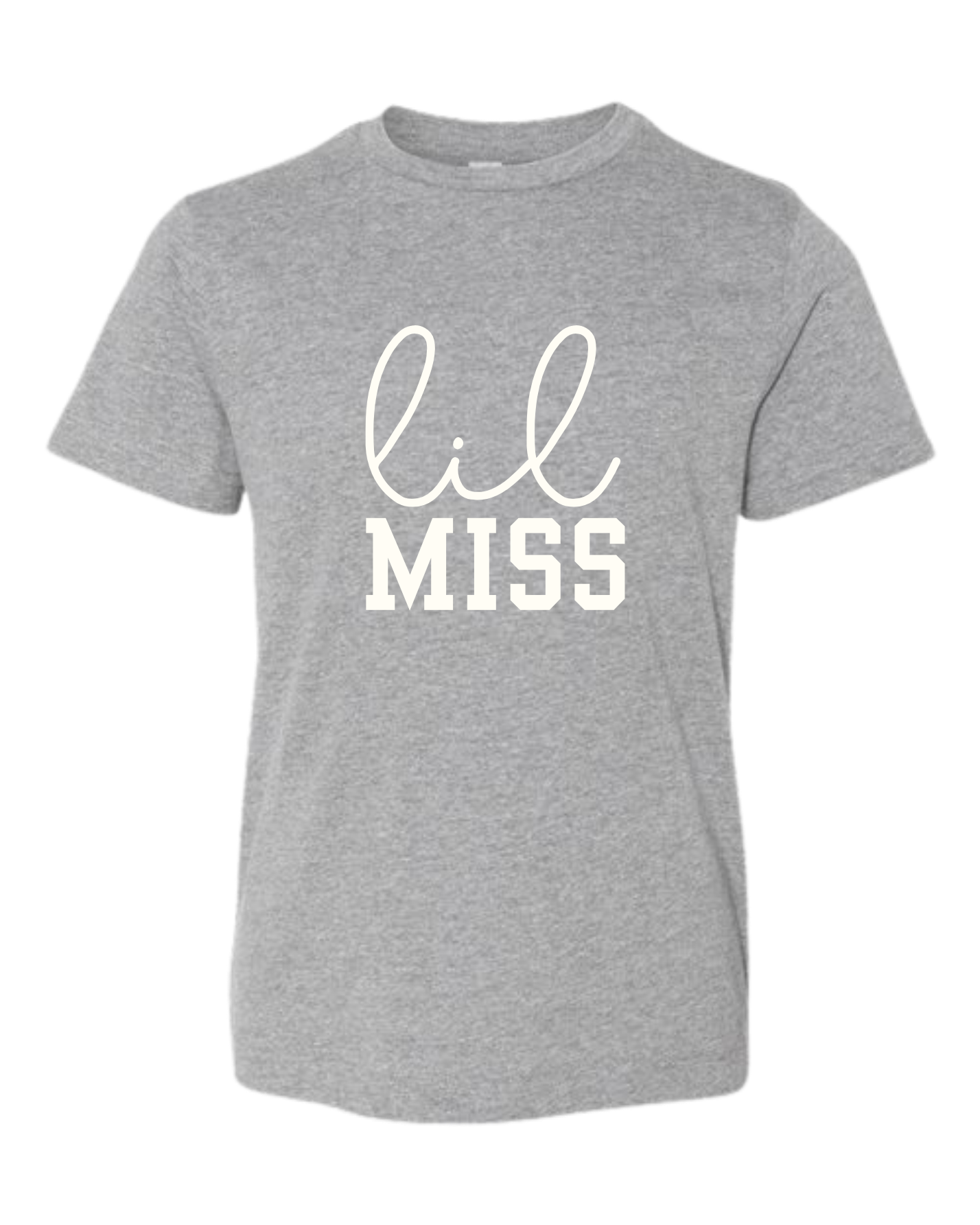Lil Miss Short Sleeve Crewneck T-Shirt - Kids