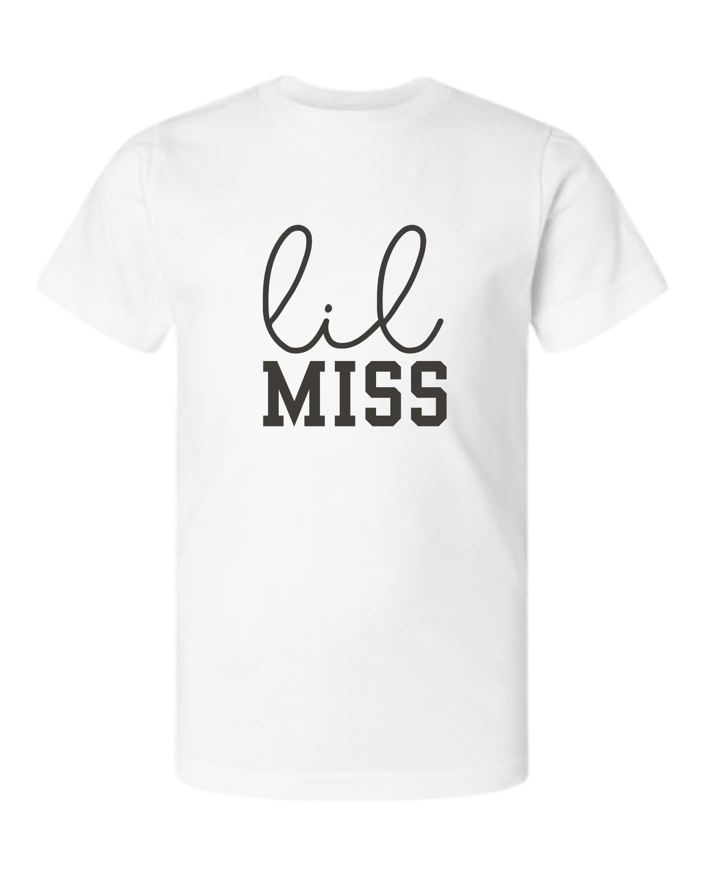 Lil Miss Short Sleeve Crewneck T-Shirt - Kids