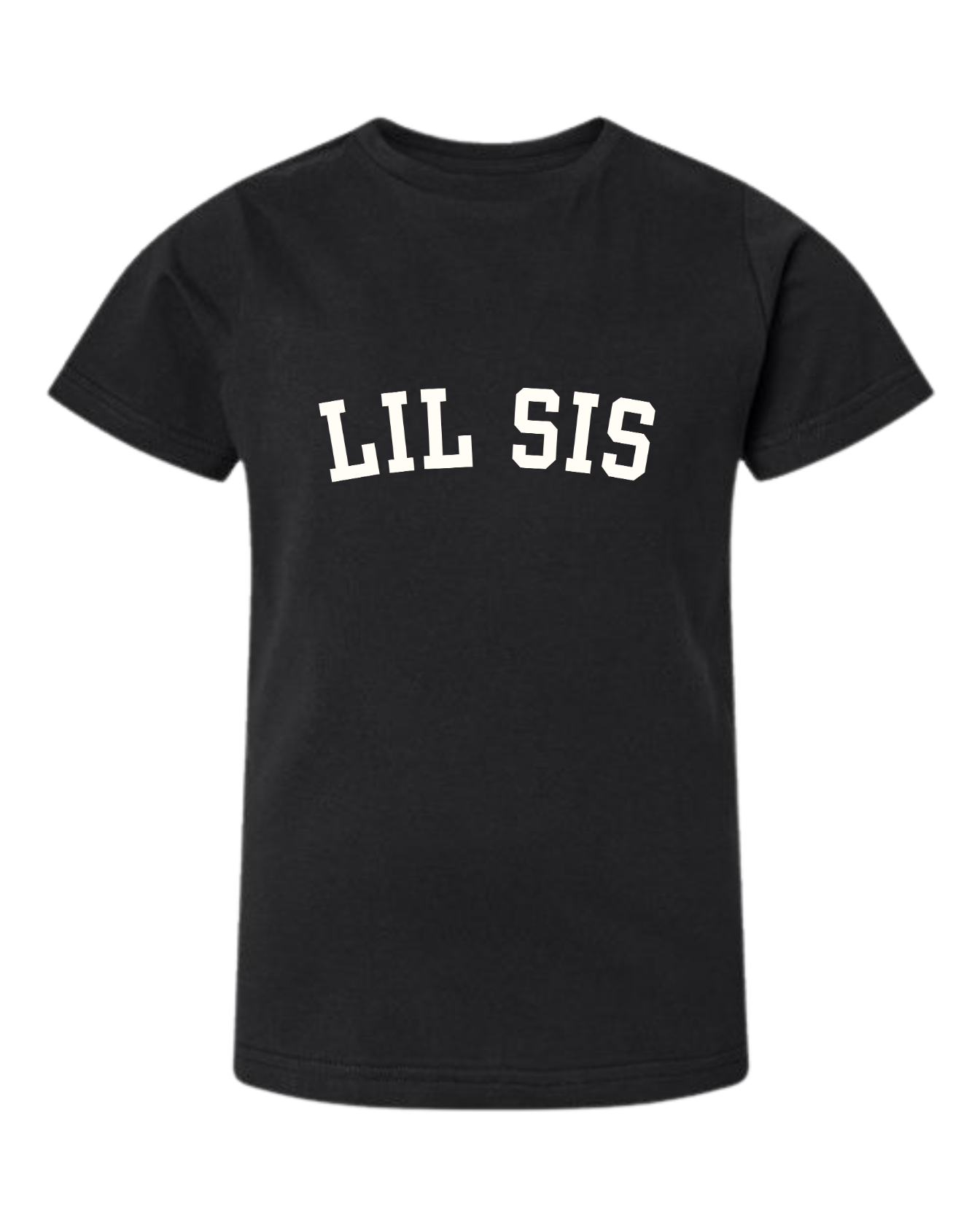 Lil Sis (Varsity) Short Sleeve Crewneck T-Shirt - Kids