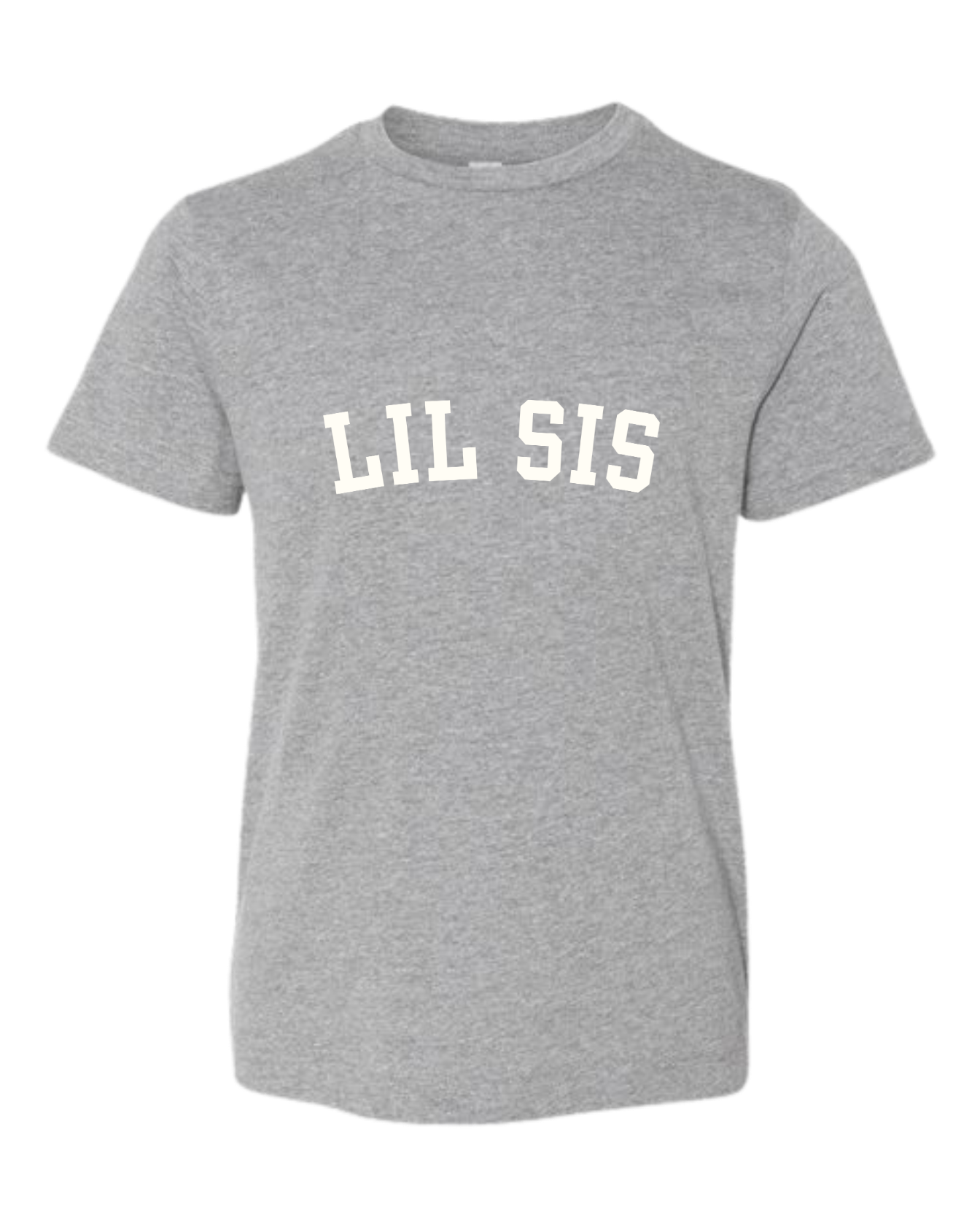 Lil Sis (Varsity) Short Sleeve Crewneck T-Shirt - Kids