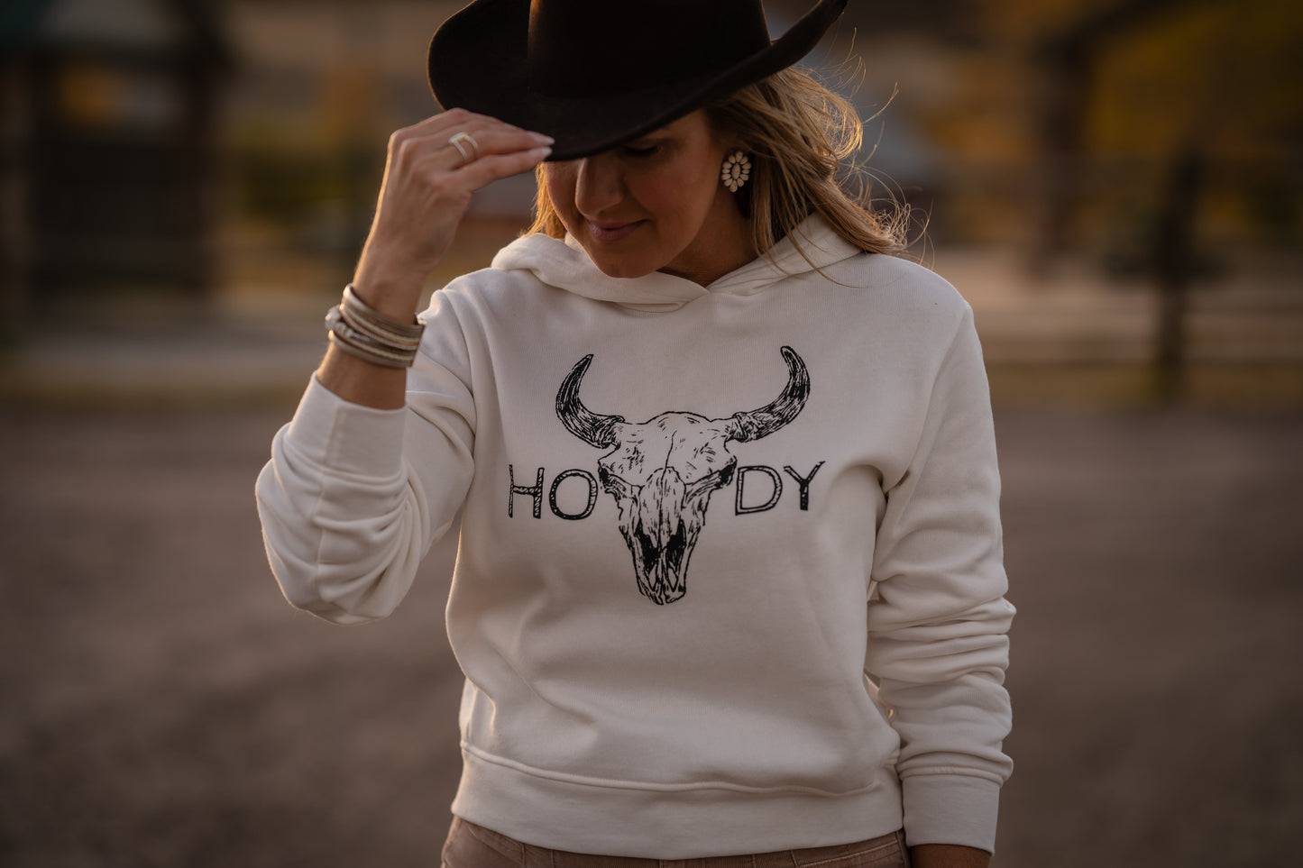 Howdy Hooded Sweatshirt - Womens