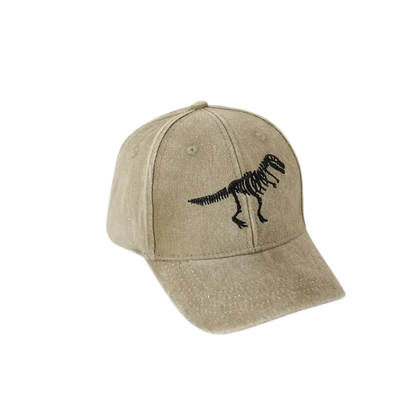 Dinosaur Skeleton Embroidery Baseball Hat