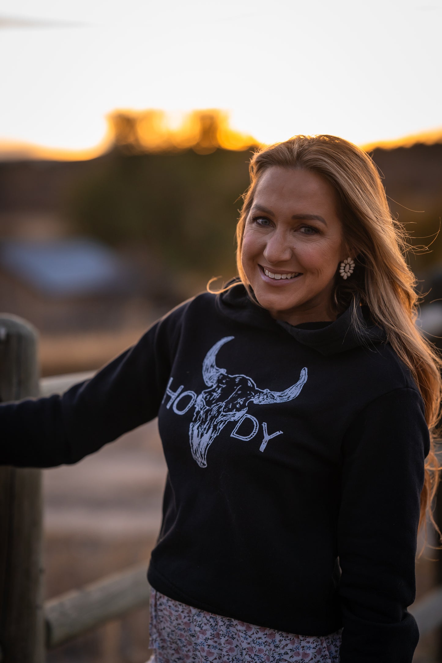 Howdy Hooded Sweatshirt - Womens