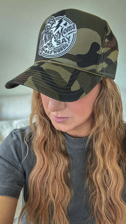 Good Moms Say Bad Words - Adult Trucker Hat