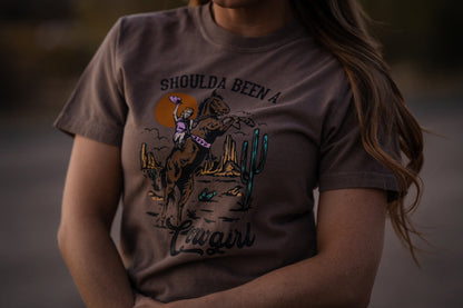 Shoulda Been a Cowgirl T-shirt - Womens