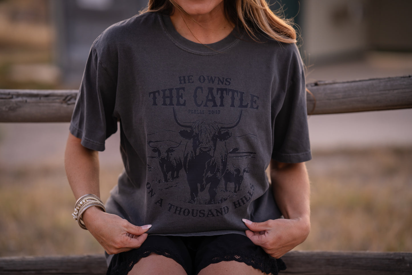 He Owns the Cattle T-shirt - Womens