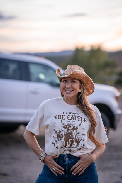 He Owns the Cattle T-shirt - Womens