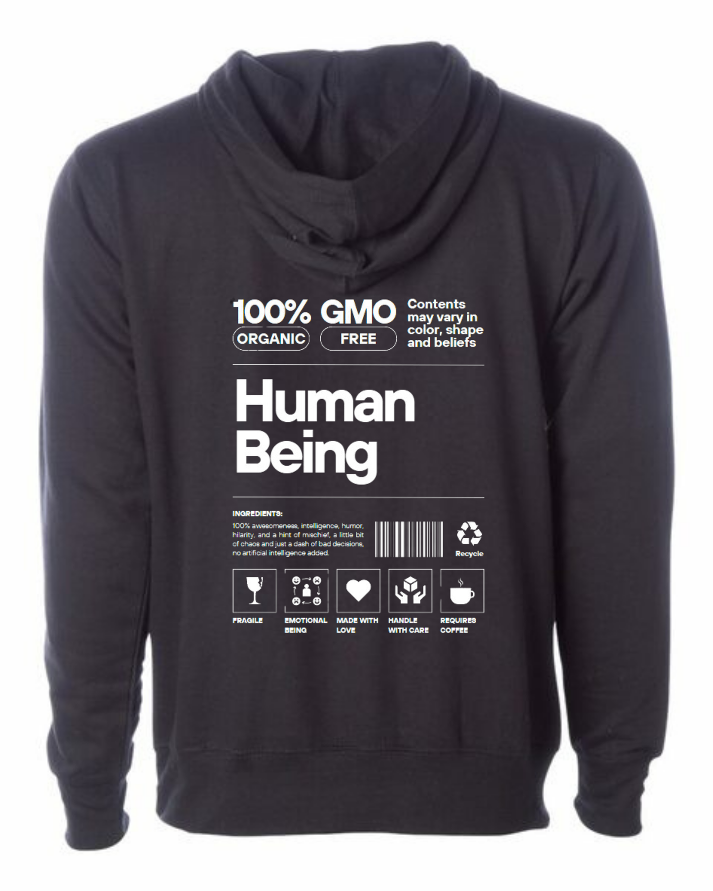 Human Being Hoodie - Adult Unisex