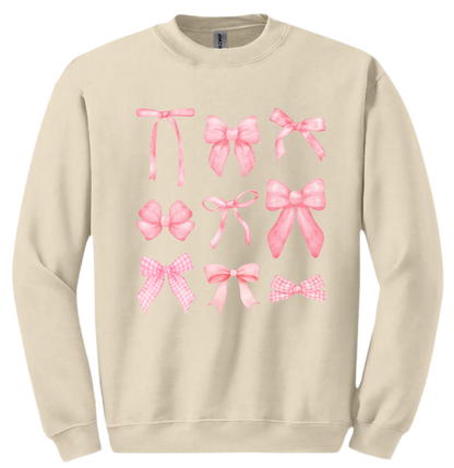 Bows Crewneck Sweatshirt - Unisex