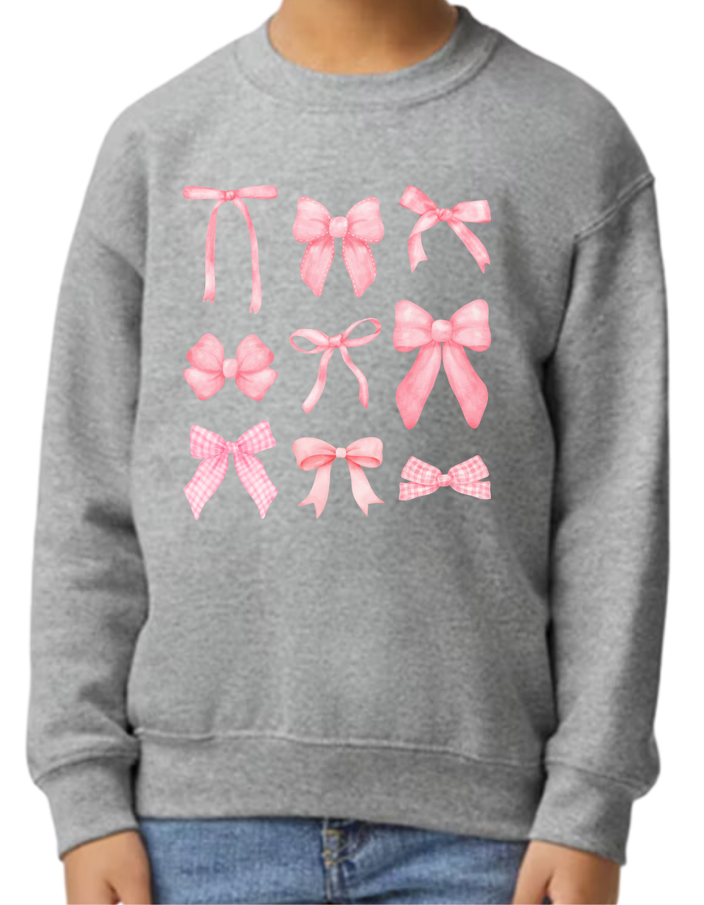 Bows Crewneck - Youth