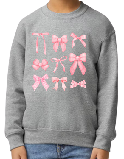 Bows Crewneck - Youth