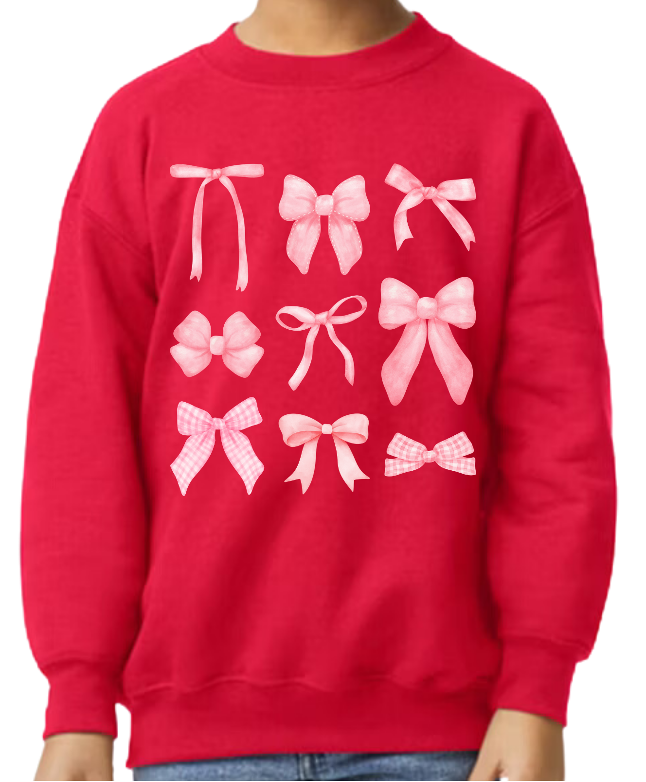 Bows Crewneck - Youth